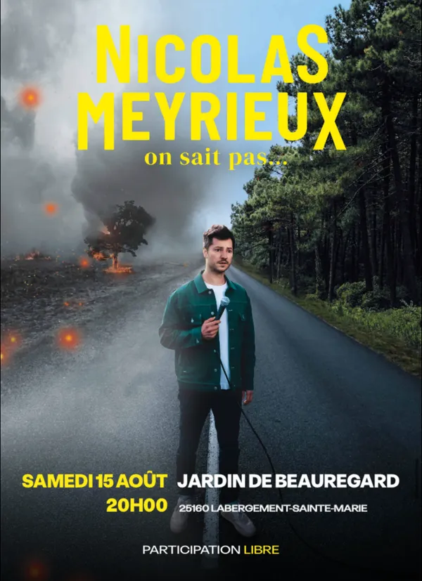 Spectacle stand-up : Nicolas Meyrieux