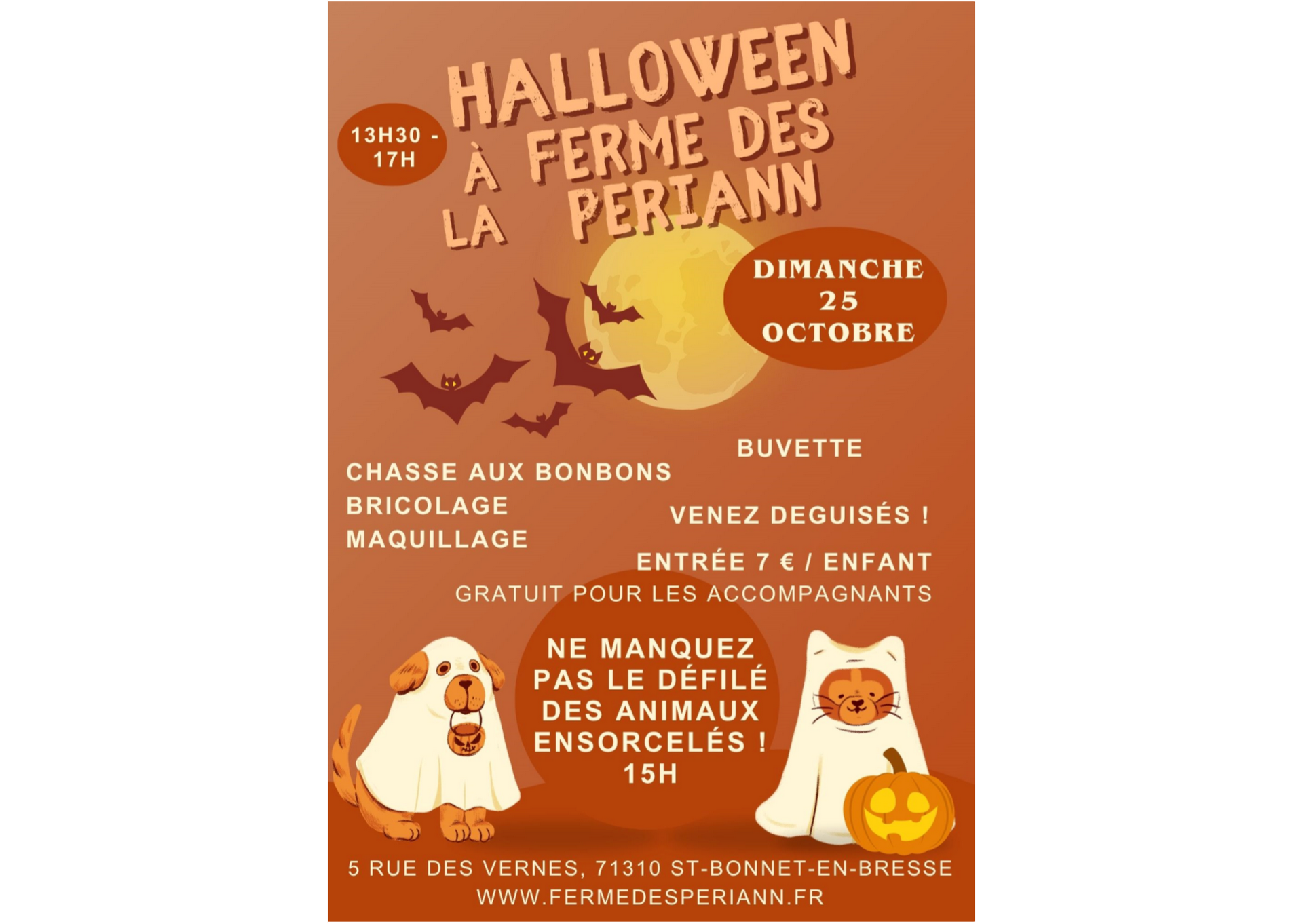 Halloween à la Ferme des Periann