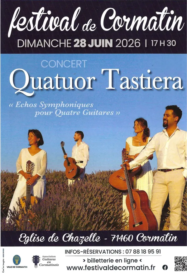 Festival de Cormatin : Quatuor Tastiera en concert