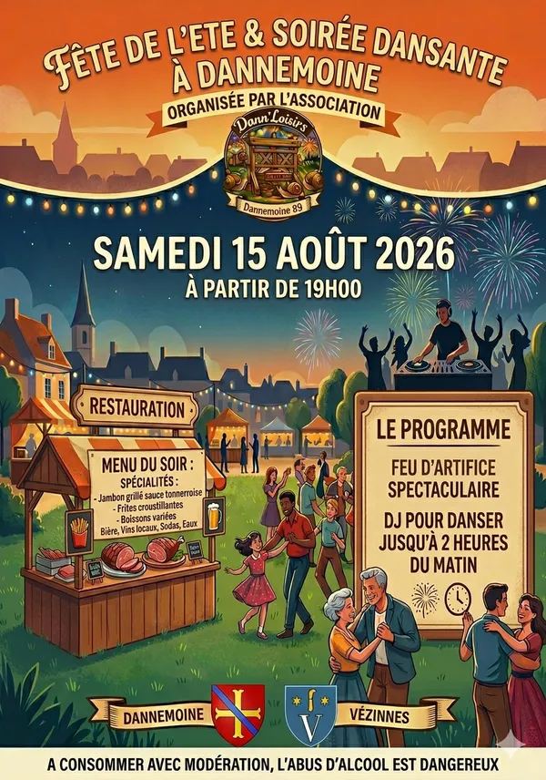 Fête de l'été & Soirée dansante à Dannemoine