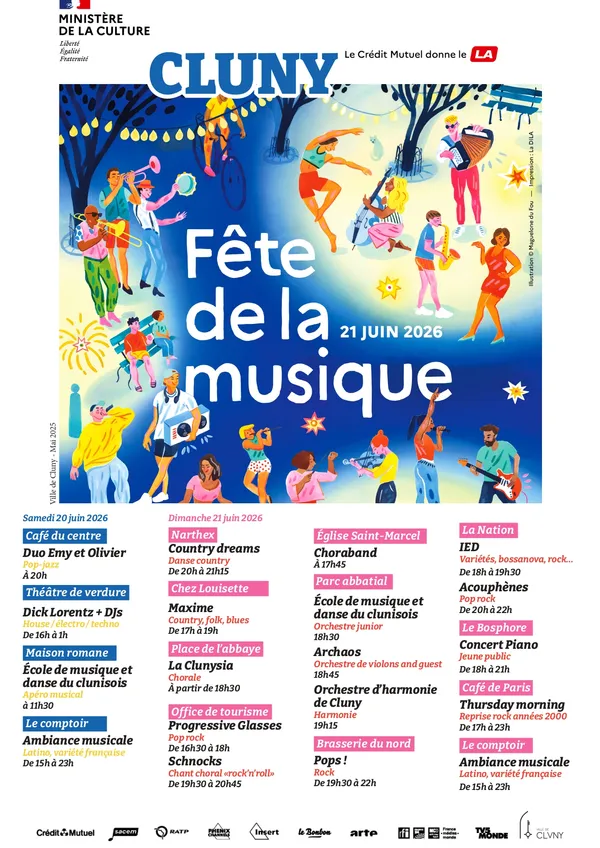 Fête de la musique à Cluny