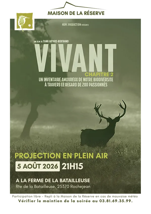 Documentaire "VIVANT" en plein air