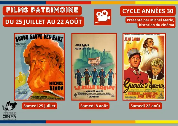 Films patrimoine - Cycle années 30