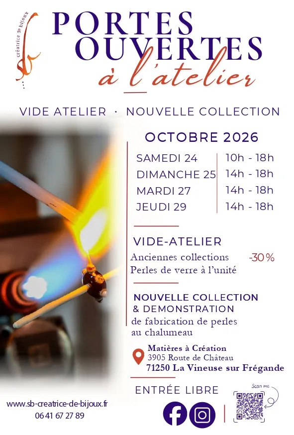 Atelier d'art bijouterie portes ouvertes