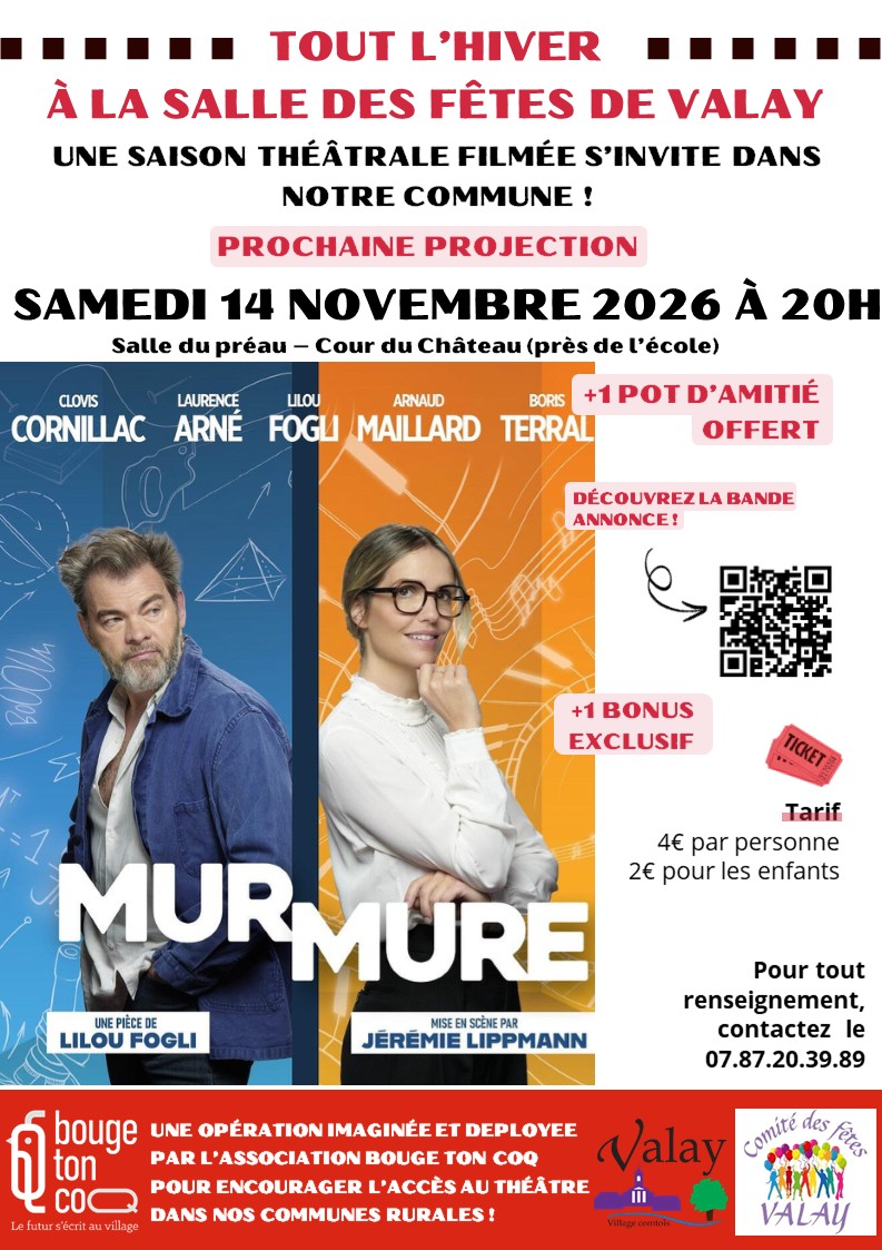 Projection de la pièce Murmure de Lilou Flogi