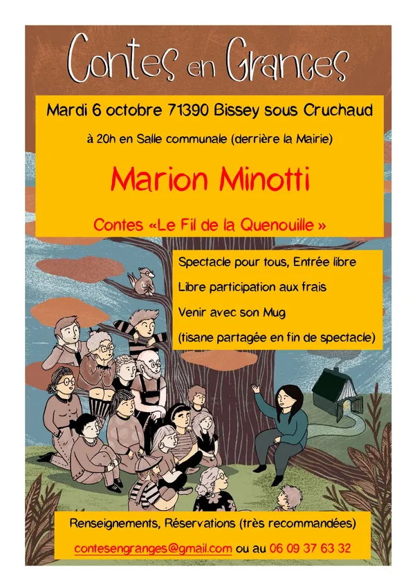 Soirée Contée Le Fil de la Quenouille