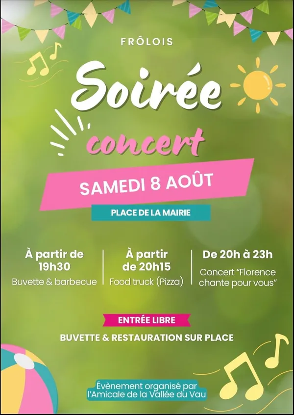 Soirée concert "Florence chante pour vous"