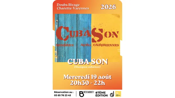 Garçon, la note : Cuba Son au Doubs Rivage