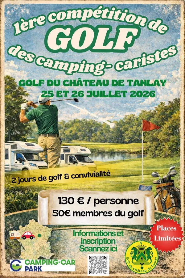 Compétition de golf des camping-caristes
