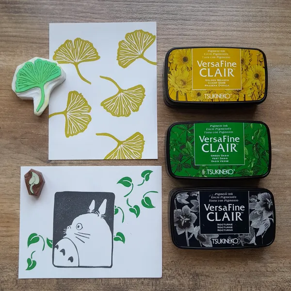 Atelier créatif gravure sur gomme