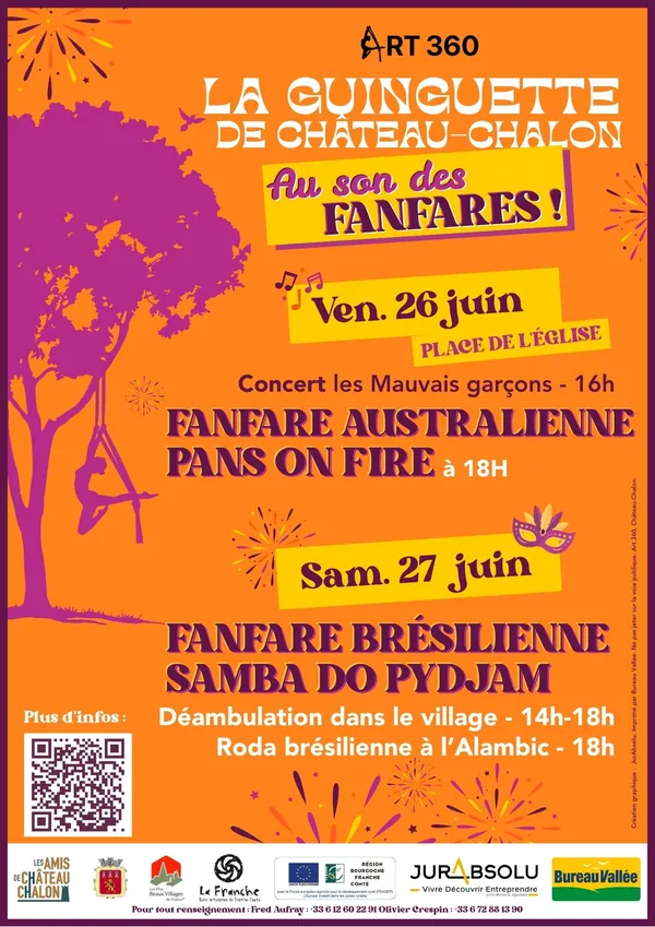 La Guinguette de Château-Chalon - Au son des fanfares !