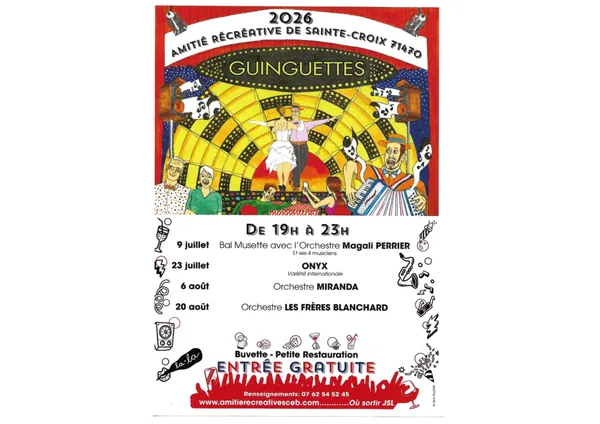 Guinguettes de Sainte Croix en Bresse