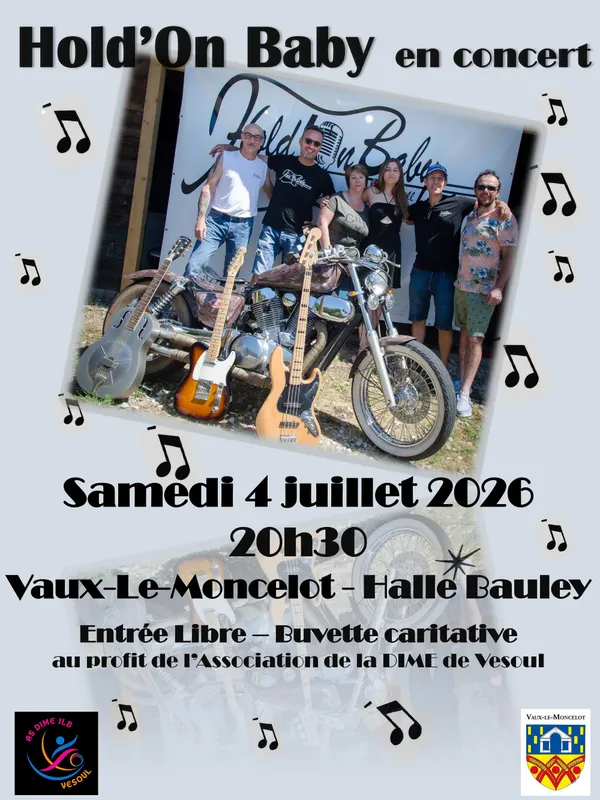 Concert à Vaux le Moncelot