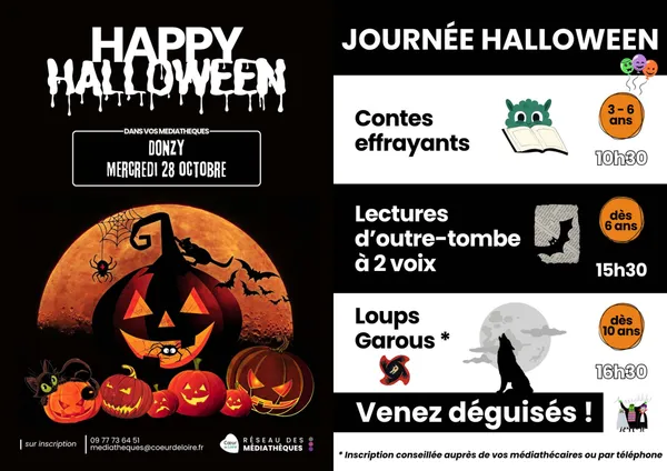 Happy Halloween à la médiathèque de Donzy