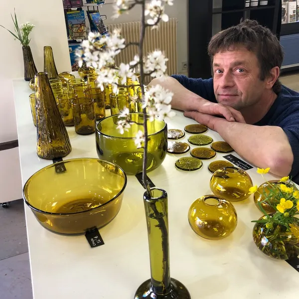 Visite de l'atelier verrier Flowverglass