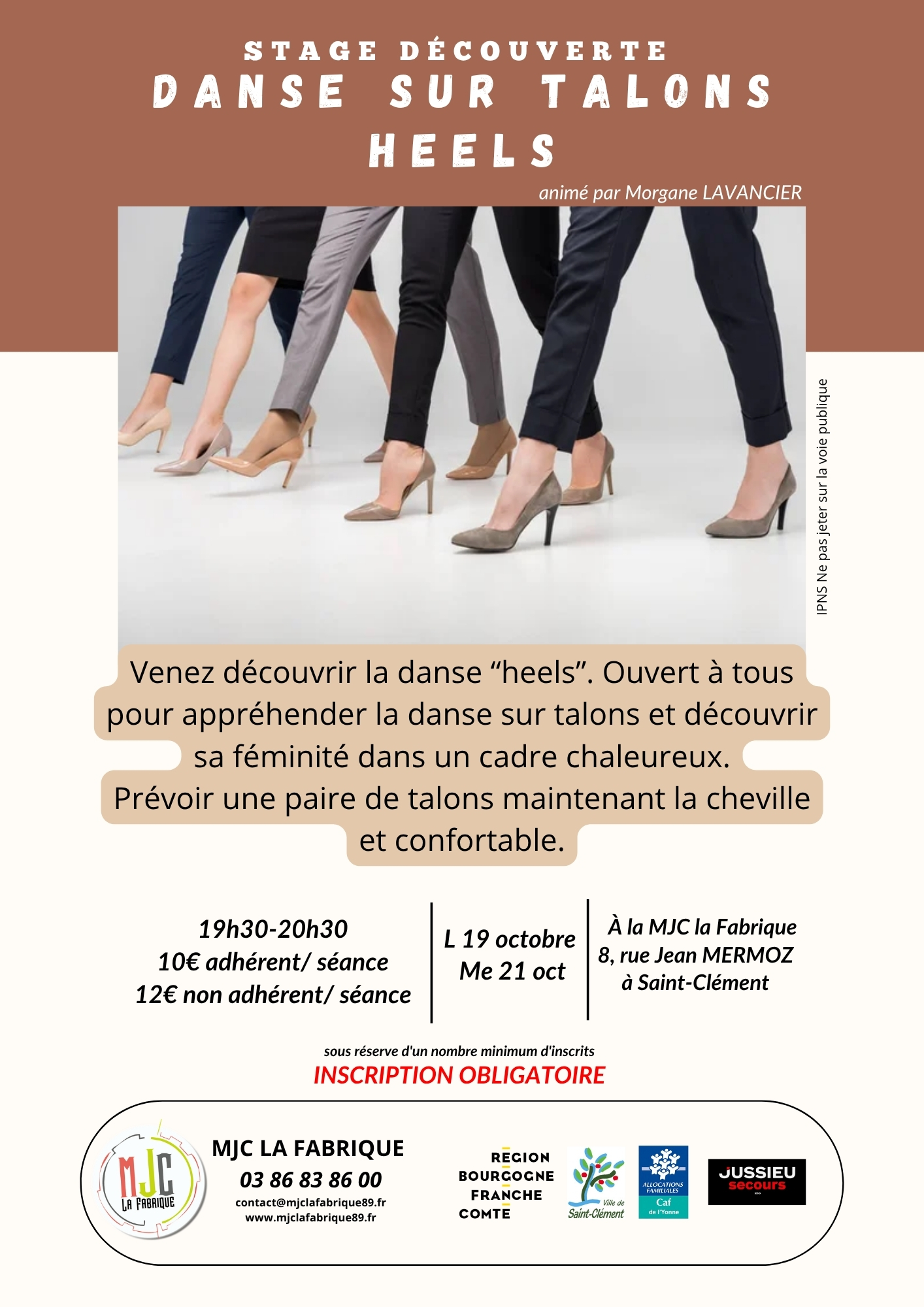 Stage de danse sur talons "heels"