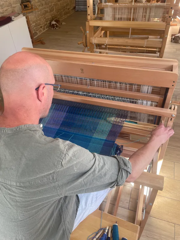 Visite commentée d'un atelier de tissage