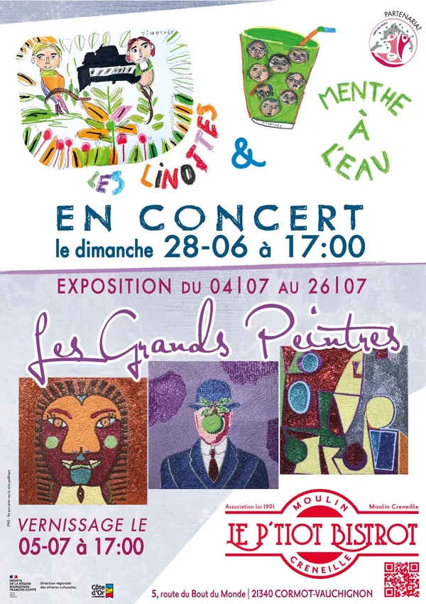 Menthe à l’Eau invite Les Linottes