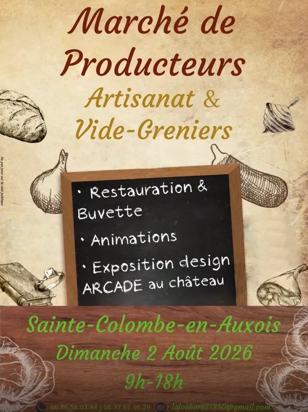 Vide-greniers et marché de producteurs/artisanat