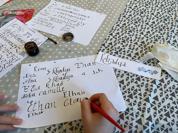 Atelier d'initiation à la calligraphie