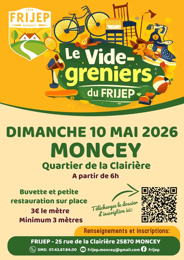 Vide grenier du FRIJEP à Moncey
