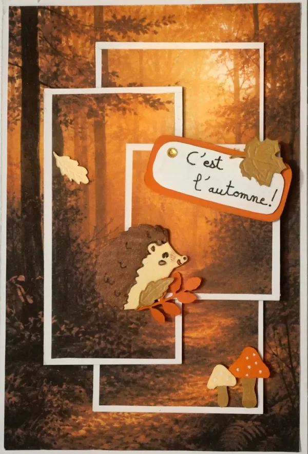 Atelier Intergénérationnel (à partir de 12 ans) - Scrapbooking : carte d'automne (animé par Mariette)