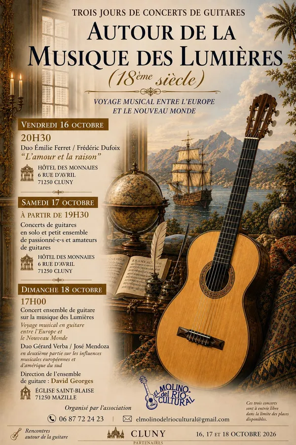 Rencontre Autour de la Guitare / Musique des Lumières