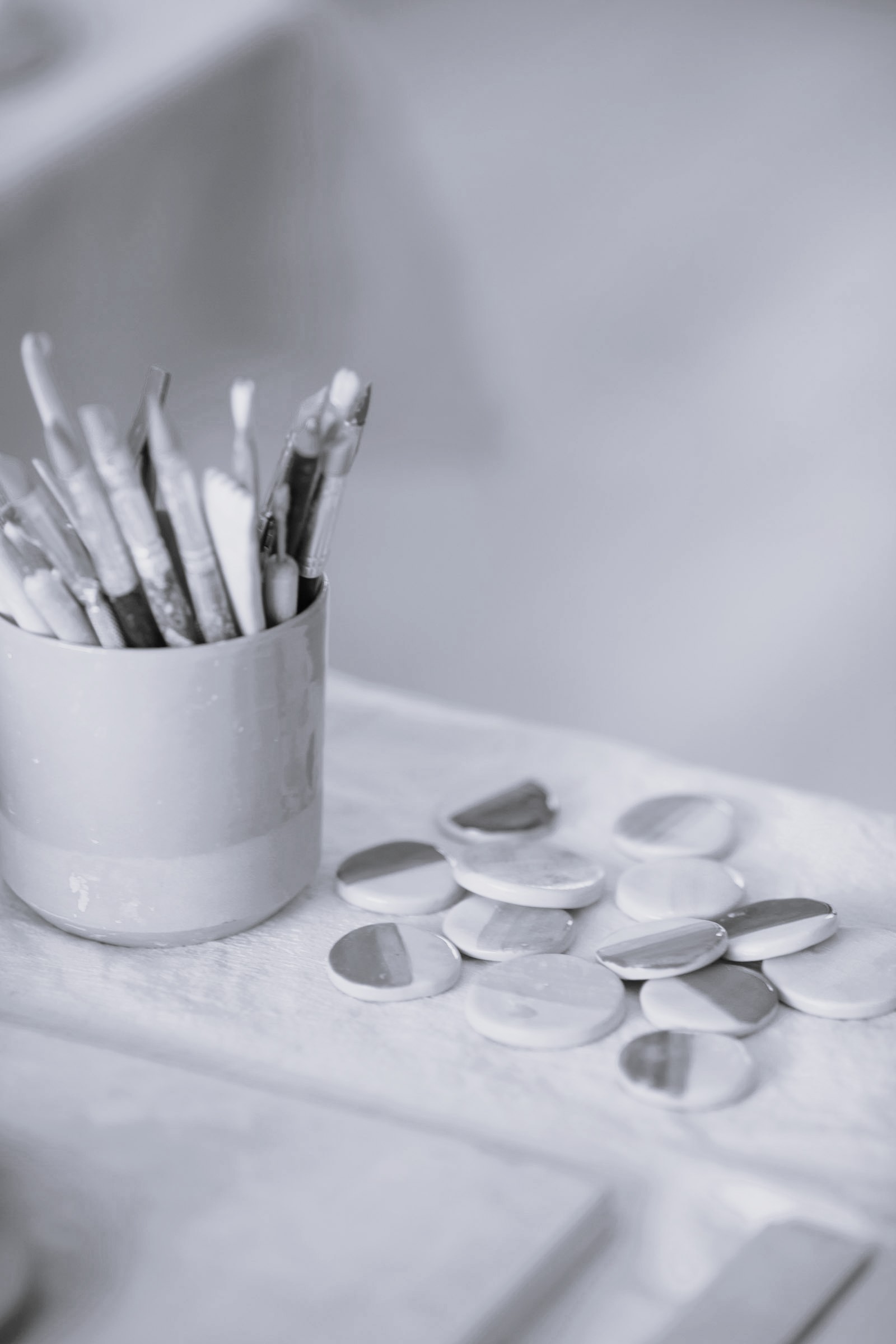 Peinture sur céramique en famille