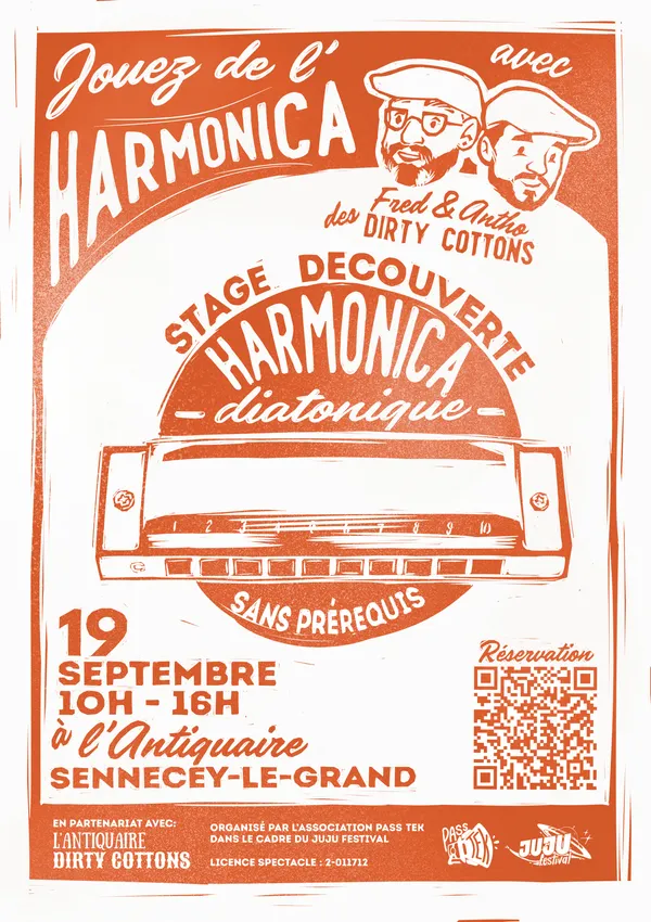 Stage d'Harmonica & Concert à l'Antiquaire