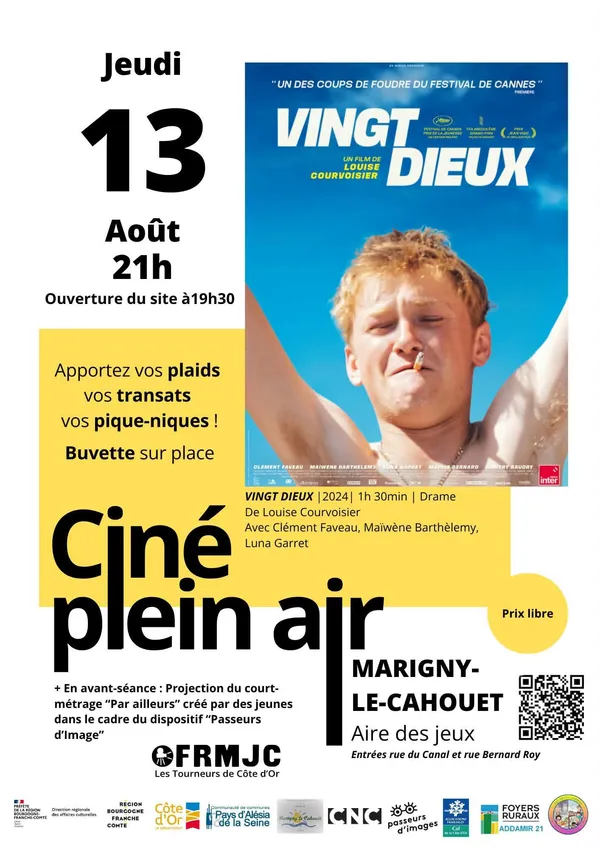 Ciné plein air "Vingt Dieux"