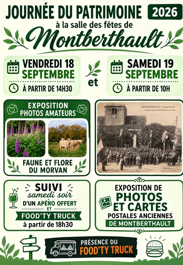 Journées du Patrimoine à Montberthault - Expositions