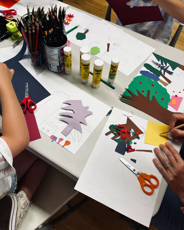 Atelier des Savoir-Faire - Graines d'artisans : Collage Paysages du Jura
