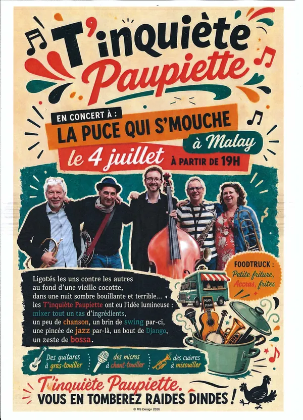 T'inquiète Paupiette en concert