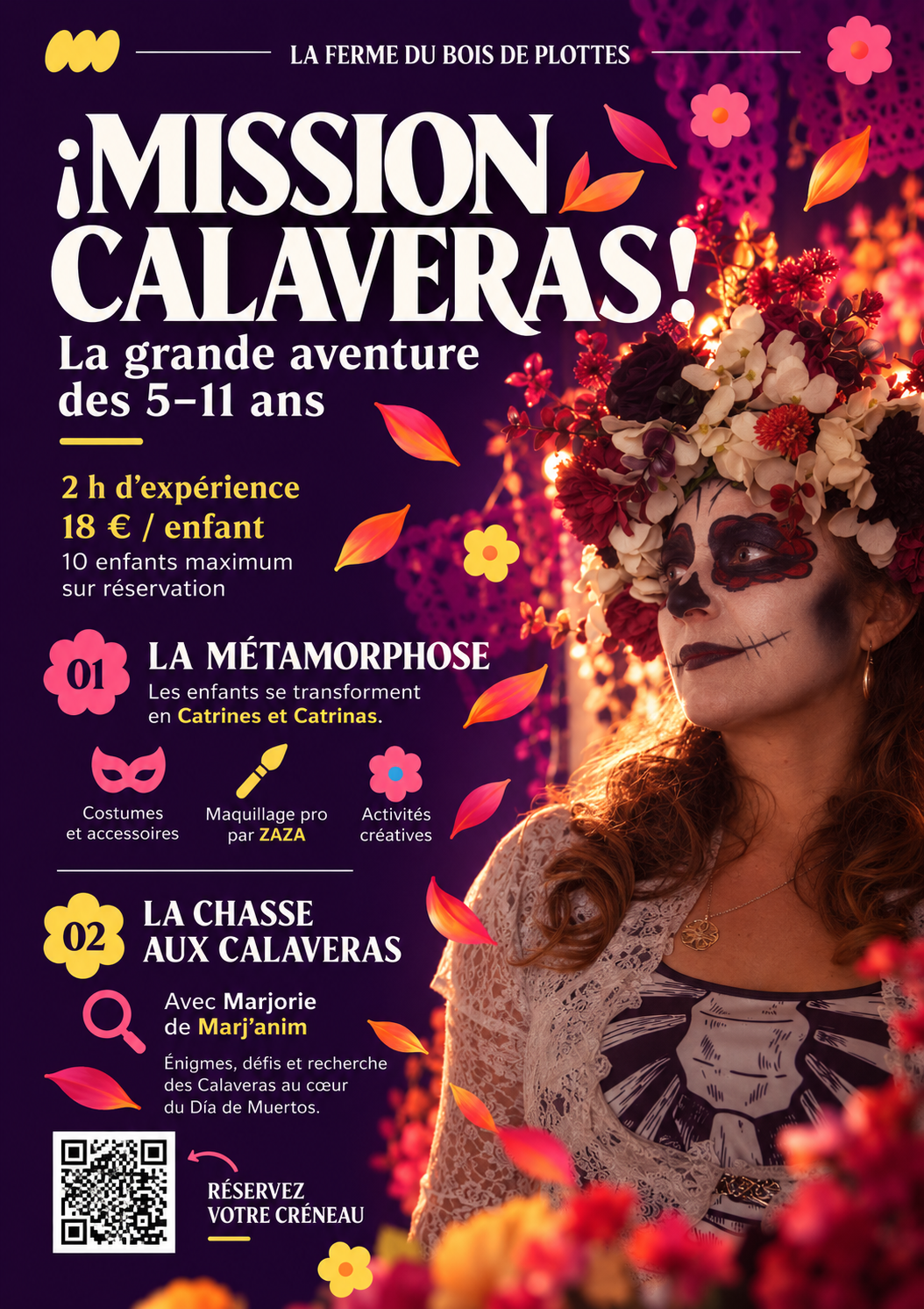 Mission Calaveras ! – L’aventure des 5–11 ans au cœur du Día de Muertos
