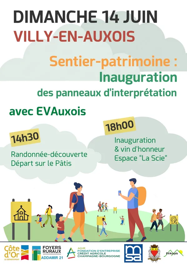 Inauguration du sentier-patrimoine