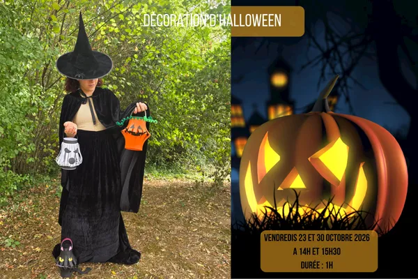 Atelier créatif : décoration d'Halloween