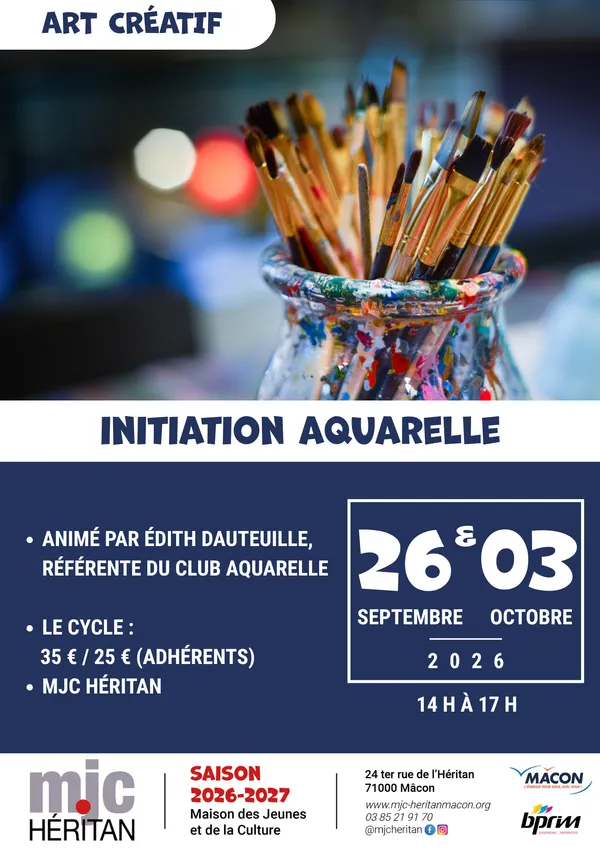 Initiation aquarelle