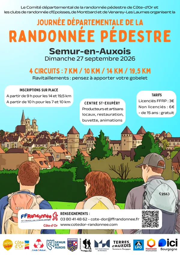 Journée départementale de la randonnée pédestre de Côte-d'Or