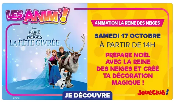 Animation la reine des neiges