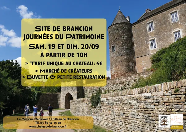 Journées du patrimoine à Brancion