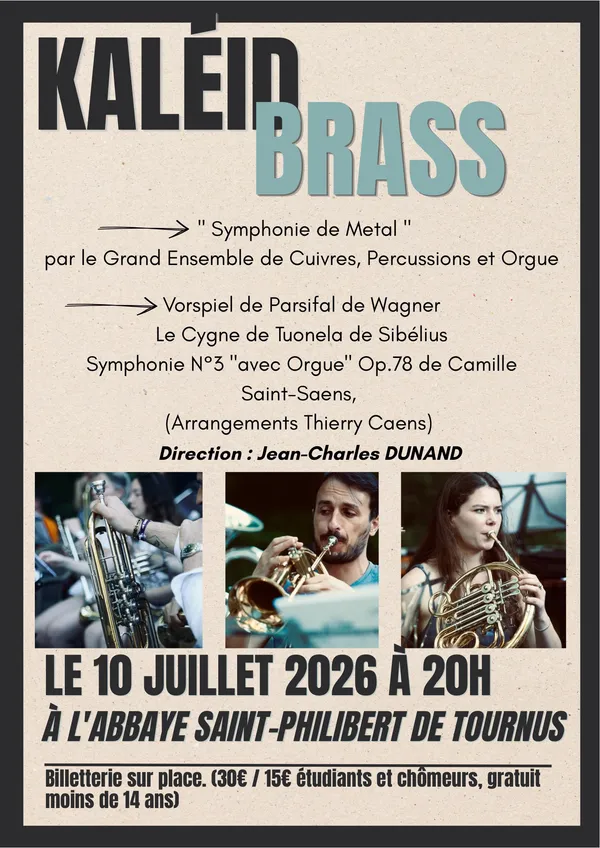 Kaléid Brass - Concert à l’Abbaye de Tournus