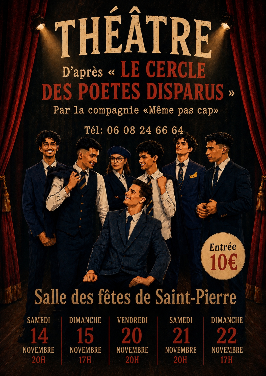 Théâtre - Le Cercle des poètes disparus