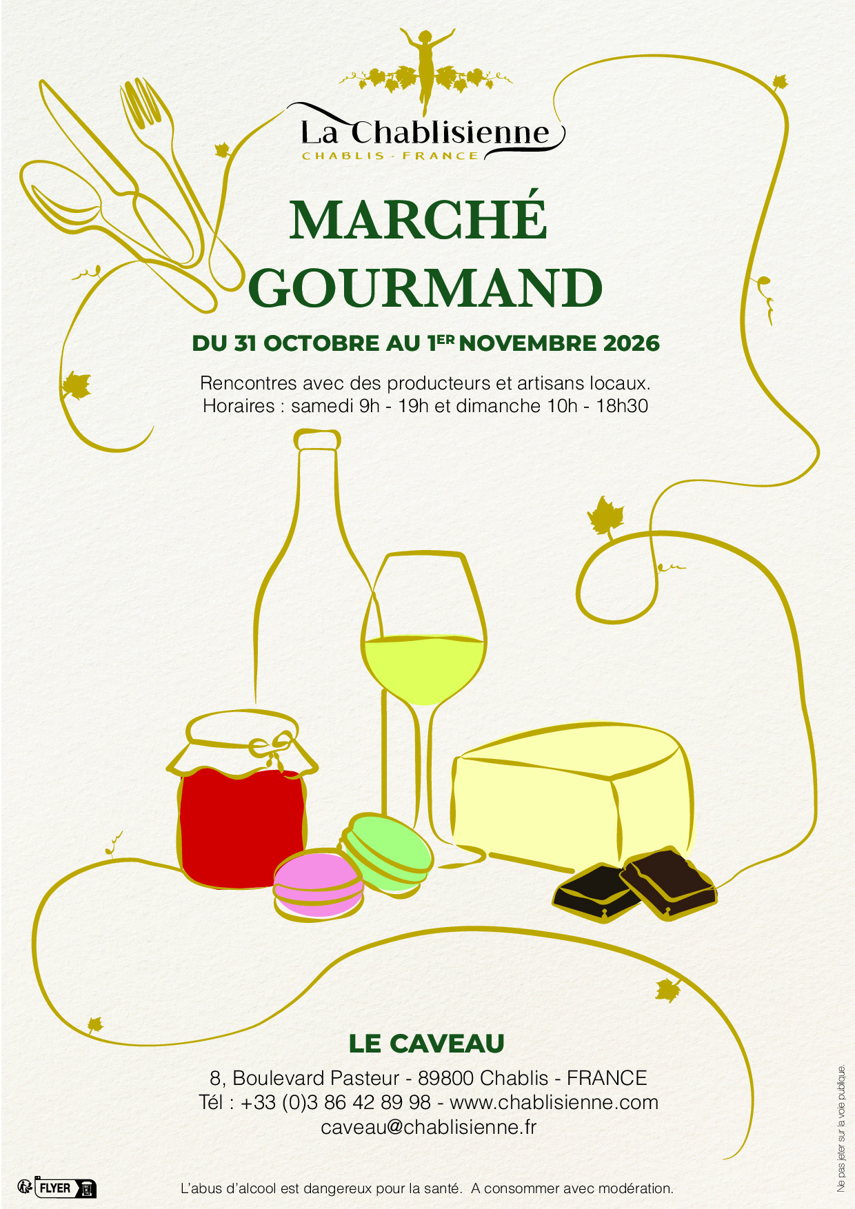 Le Marché gourmand de La Chablisienne