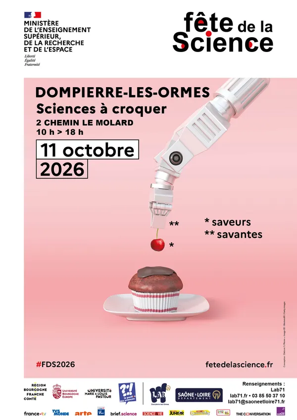 Fête de la science 2026 : Sciences à croquer