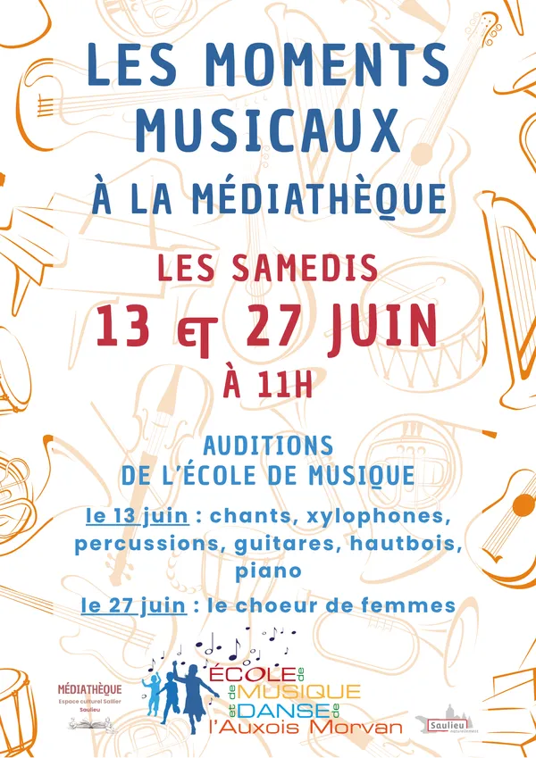 Auditions de l'Ecole de musique et dans Auxois-Morvan
