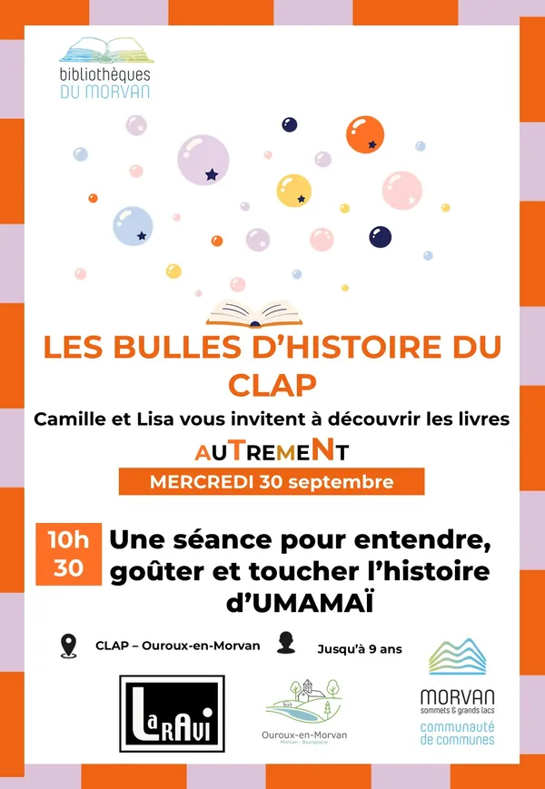 Les bulles d'histoires du Clap