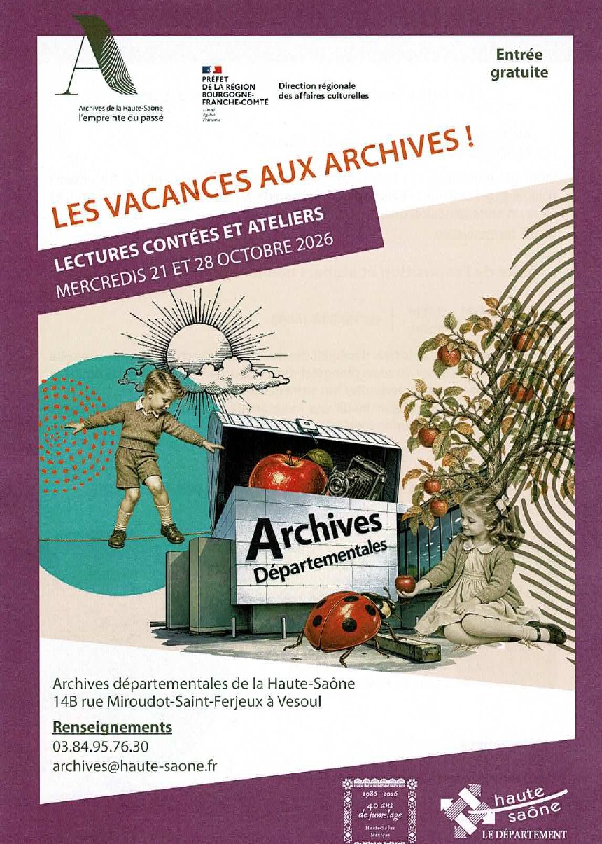Les Vacances aux Archives