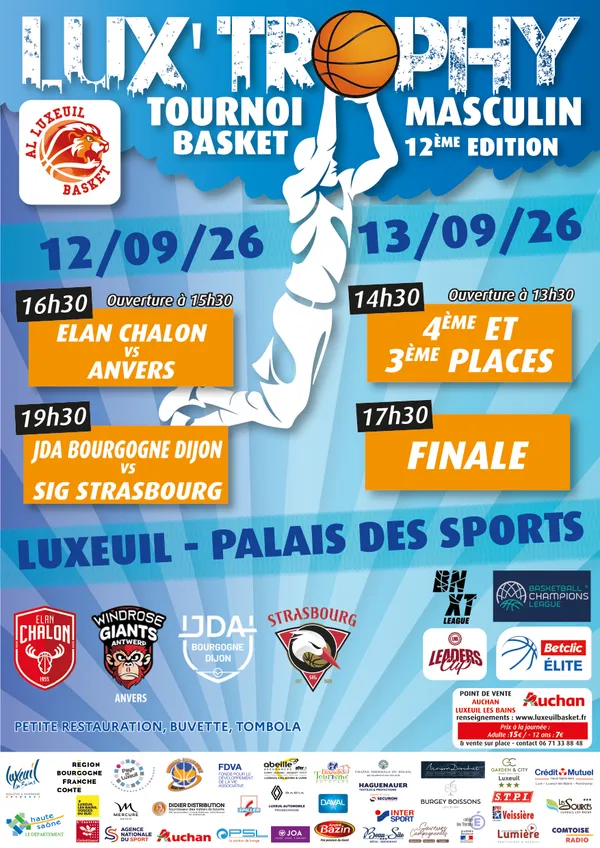 Luxtrophy : tournoi de basket