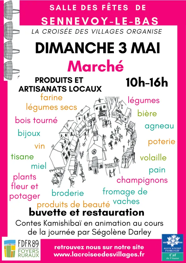 Marché de produits et artisanats locaux
