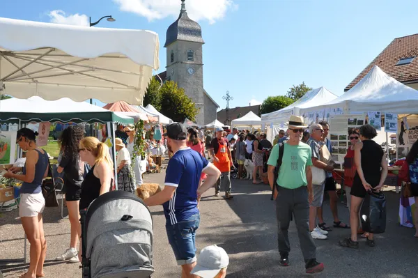 Marché bio festif